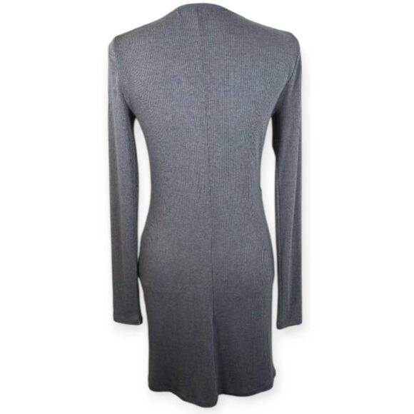 DEREK HEART GRAY BODYCON DRESS SZ.M EUC - Picture 4 of 6
